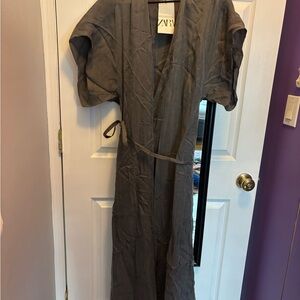 Zara Charcoal Kimono Jacket